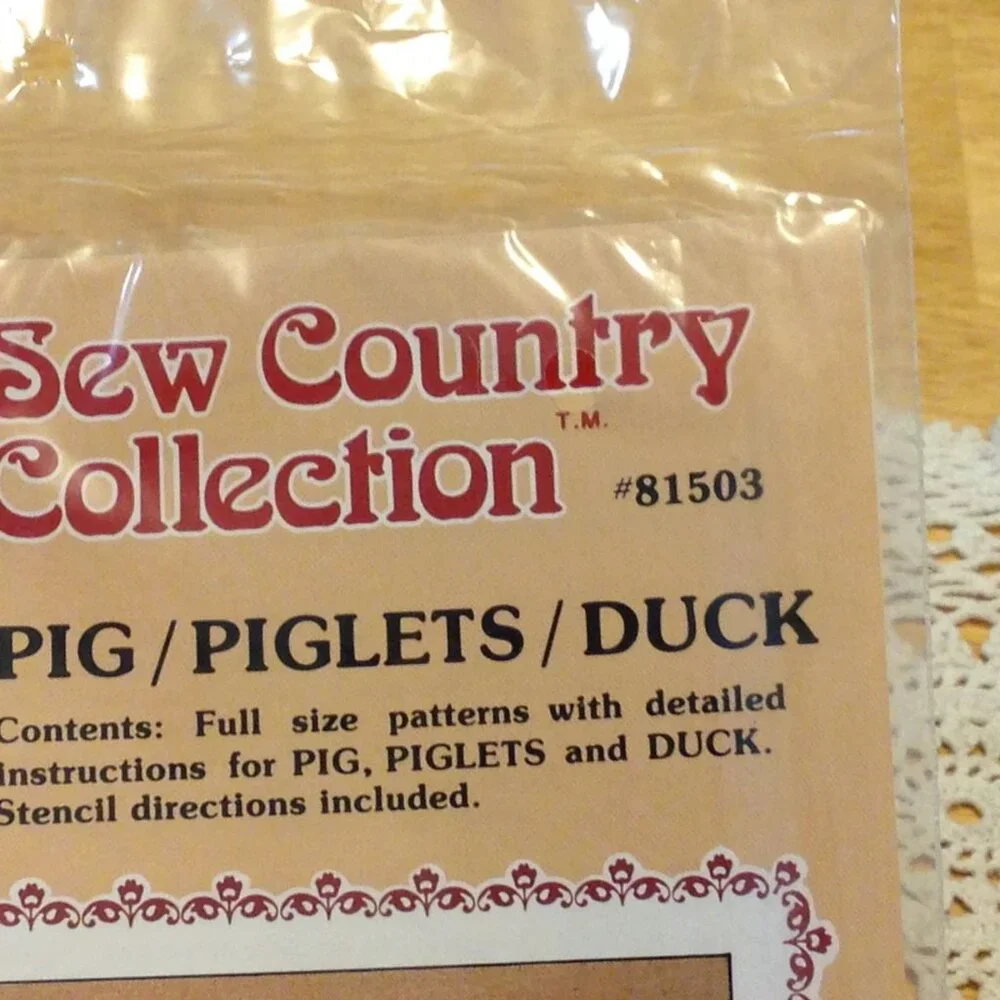 Vintage Sew Country Collection, Miss Martha Originals Patterns